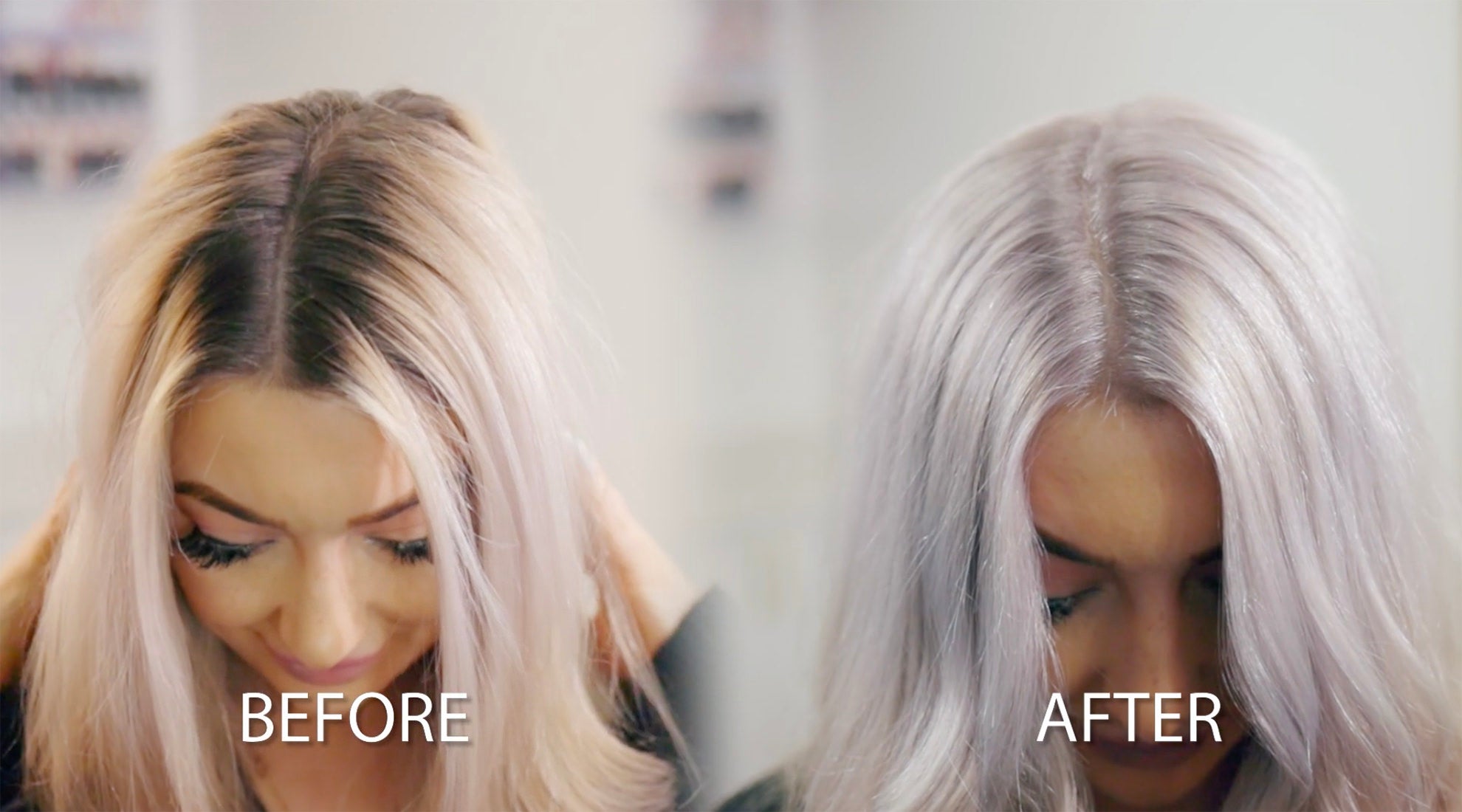 Bleached Root Pattern Color Correction Series Episode 1: How To Apply A Bleach Root Touch Up ...